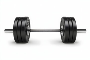 Fototapeta premium Weightlifting: Barbell Exercise Guide for Beginners