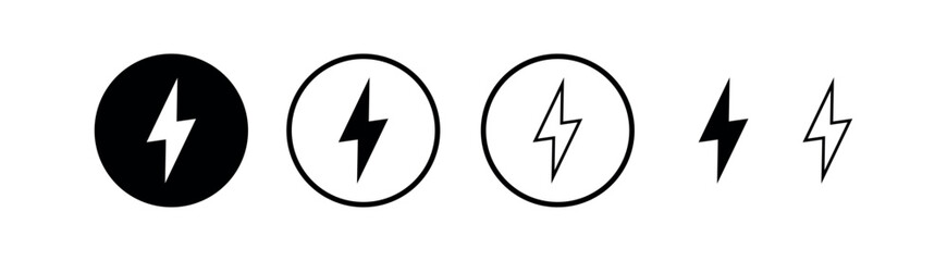 Energy Icons- Electricity, Power, Renewable Energy, Solar Panel - Design Resources
