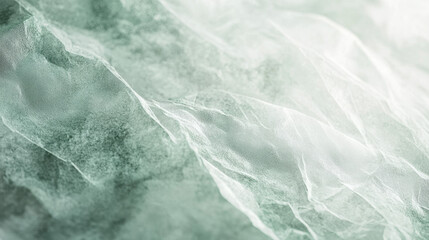 Obraz premium Soft green marble texture with fluid organic veins and a translucent aesthetic.