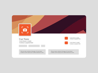 Abstract Linkedin Unique Facebook Instagram Cover Design
