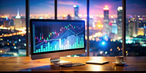 Nighttime Monitor Data Analysis with Pastel Hues