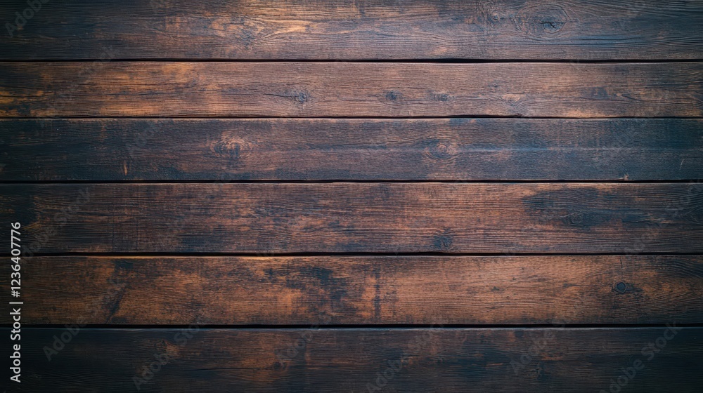 Poster richly textured dark wood background creating a warm and inviting atmosphere perfect for interior de