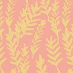 Vintage Pine Leaf Pattern with Classic Aesthetic