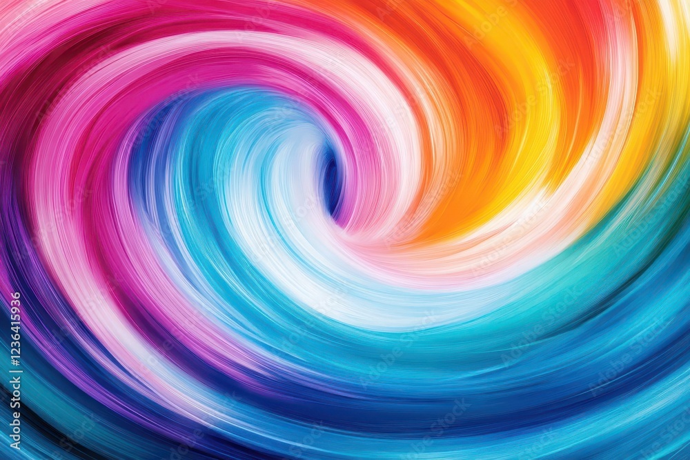Aufkleber Vibrant Abstract Background Featuring Colorful Swirls of Light and Motion Creating a Dynamic Artistic Atmosphere for Modern Design and Creativity