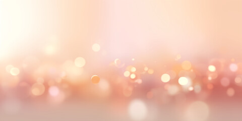 Soft pastel glitter bokeh lights background.