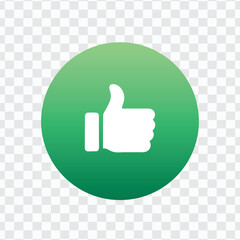 Thumb Up Like Icon | Social Media Approval Symbol