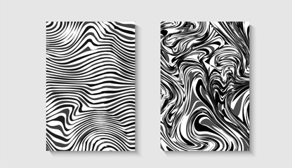 Zebra stripes combined with geometric shapes for a unique, seamless pattern. Shiny, metallic zebra stripes for a sleek and luxurious look. Great for wallpaper, upholstery, or decorative elements.