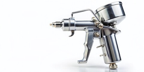 Fototapeta premium Spray Gun Isolated on White Background with Copy Space
