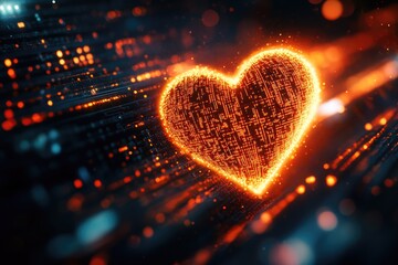 In the heart of digital world, technology and love coexist.