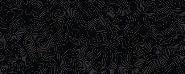 Detailed and Aesthetic Topography Design Featuring Elegant Contour Patterns and Fluid Movements

