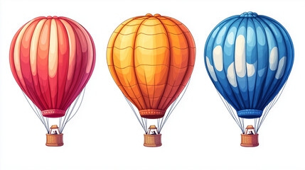 Colorful balloons illustration