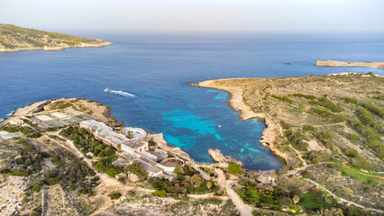 A view of  Comino Island