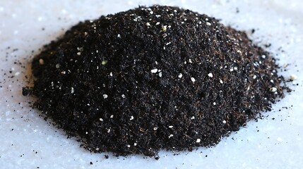 Pile of Potting Soil Mix