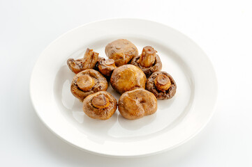 restaurant food on a white background. 