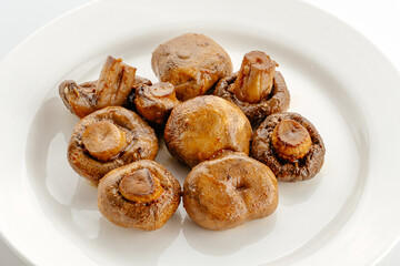 restaurant food on a white background. 