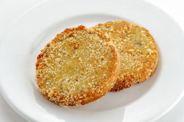 restaurant food on a white background. 