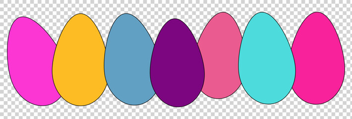 Easter day festival icon with decoration patterns symbols, logo isolated vector illustration, Happy Easter day typography text design, Colorful Easter eggs, Web banner, ,silhouette, line art. eps10