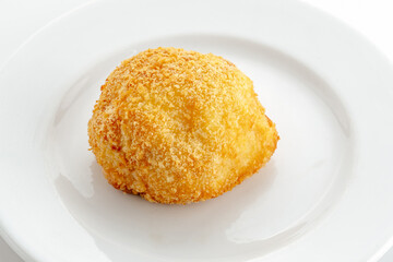 restaurant food on a white background. 