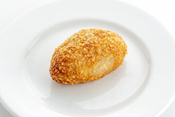 restaurant food on a white background. 