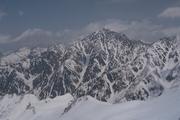 残雪期剱岳