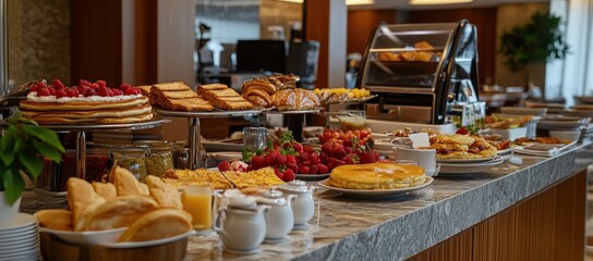 Lavish Hotel Breakfast Buffet: A Feast for the Senses