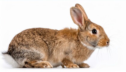 Obraz premium rabbit isolated on white background generated ai