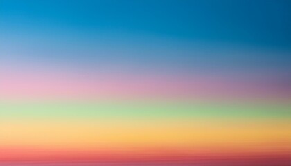 Obraz premium a soft rainbow gradient background long banner image with copy space for text