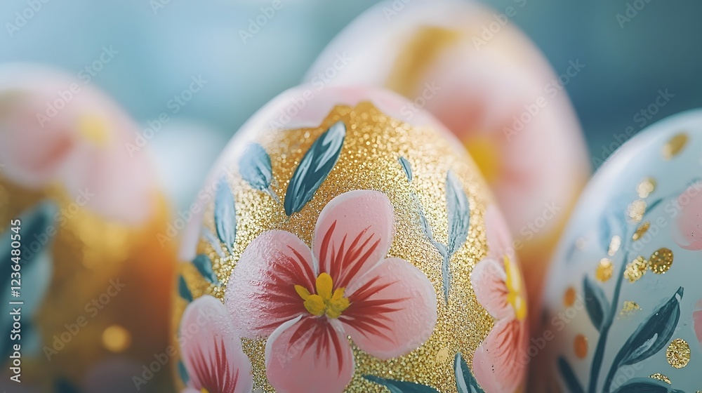 Aufkleber exquisite floral background with vibrant pink and yellow blossoms captivating close up view of delic