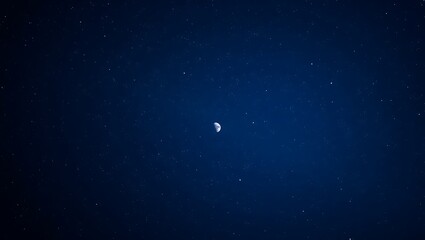 sky with moon and stars