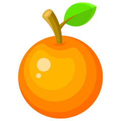 Flat Orange Icon