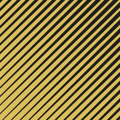 simple abstract black colour diagonal thik to thin line pattern on golden colour background.