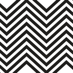 simple abstract black colour horizontal thik zig zag line pattern