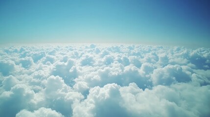 Naklejka premium Blue nature sky background and clouds