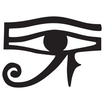 recommend clip art: Eye Of Horus Silhouette vector illustration, silhouette vector illustration