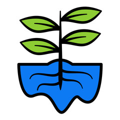 Obraz premium Plant icon