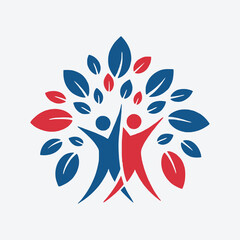 tree made of colorful butterflies