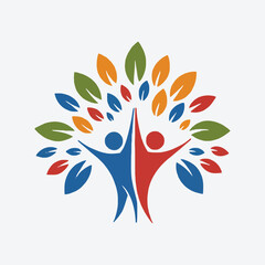 Fototapeta premium tree made of colorful butterflies
