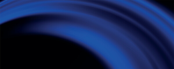 Blue and black Light Speed Motion, Widescreen Background, Vector Illustration