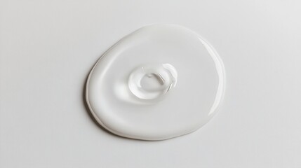 Water drop on a white background