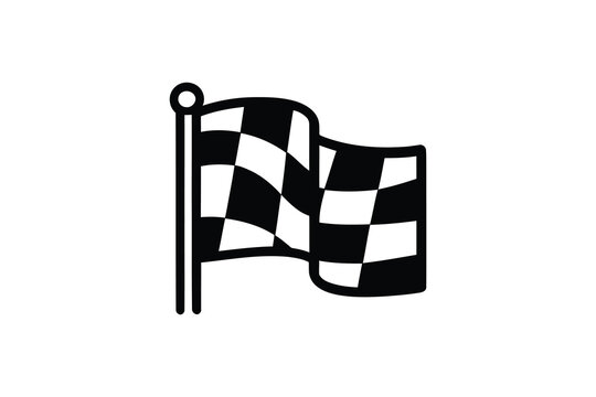 recommend clip art: "Finish Line Flag Icons – Minimalist Racing Vector Illustration"