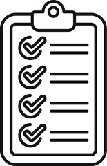 Clipboard with check marks indicating completed tasks on a checklist