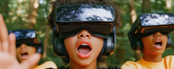 Witness the future of education How Technology Drives Engagement in Modern Learning Students using immersive simulations to explore STEM subjects in a digital lab with virtual reality headsets