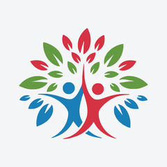 Fototapeta premium nature tree logo vector illustration