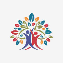 vector illustration of a peacock