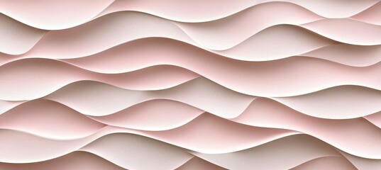 Obraz premium Abstract Peach Wave Texture Background Minimalist Monochromatic Pattern For Creativity