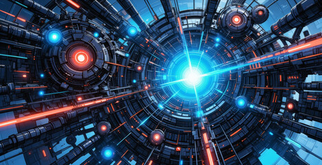 anime wallpaper abstract illustration background.