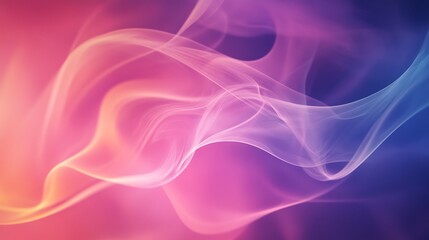 Naklejka premium Abstract Pink Purple Swirling Smoke Design