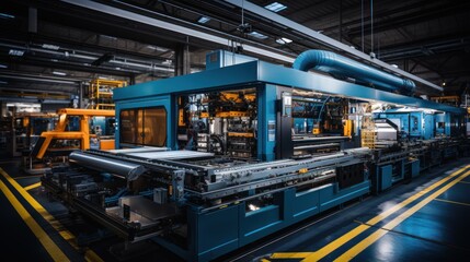 Industrial Factory: Modern Manufacturing Process