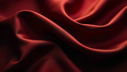 red satin fabric