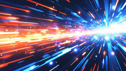 Obraz premium anime wallpaper abstract illustration background..